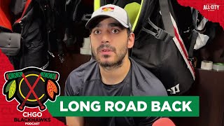 Chicago Blackhawks forward Andreas Athanasiou on his long road back from injury  CHGO Blackhawks [upl. by Han68]