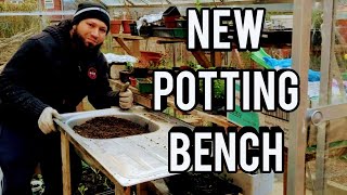 How To Make A Potting Bench  DIY Potting Bench [upl. by Noryb]