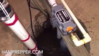 Water Powered Backup Sump Pump [upl. by Denoting342]