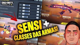 AS 5 MELHORES CLASSES DE ARMAS NA SEASON 10 HUD E SENSIBILIDADE ATUALIZADO  CALL OF DUTY MOBILE [upl. by Nanam]