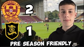 MOTHERWELL vs LIVINGSTON VLOG  21  PRE SEASON FRIENDLY [upl. by Anrehs587]