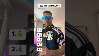 Top 5 Torhymne 🇪🇺🔥 PART1 ranking fussball torhymne hymne euro2024 em24 [upl. by Ahseal781]