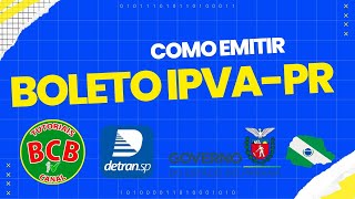 COMO EMITIR E PAGAR O IPVA PARANÁ 2023 COMO GERAR A GUIA DE PAGAMENTO DO IPVA E DO LICENCIAMNETO [upl. by Westlund]