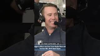 Felger Asks Matt Ryan About Super Bowl Loss to Patriots [upl. by Neelloj]