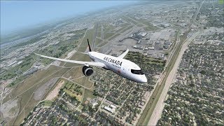 FSX Montreal Departure QualityWings 787 Dreamliner [upl. by Rufina]