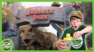 Jurassic Park GIANT TRex  TRex Ranch Dinosaur Videos [upl. by Herbie]