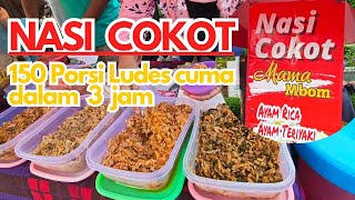 WOW❗ 150 NASI COKOT LUDES CUMA DALAM 3 JAM inspirasiusaha idejualan [upl. by Kerat570]