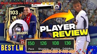 Kylian Mbappé fc mobile review 🤯🤯🤯 better than All LWbest LW in fc mobile💯💯💯gameplay fc25 fifa [upl. by Figone]