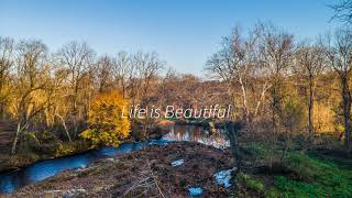 Life is Beautiful at White Clay Creek Delaware  Drone  Music Scatter Brian  Conway the Machine [upl. by Eisle]