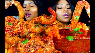 TAKING OVER MY SISTERS CHANNEL KING CRAB SEAFOOD BOIL MUKBANG  DESHELLED  SEAFOOD  MUKBANG [upl. by Liggitt403]