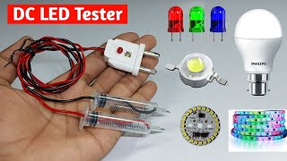 How to make electric powerful tester using led bulb  Led tester  9w bulb and 30v Led tester [upl. by Merete]