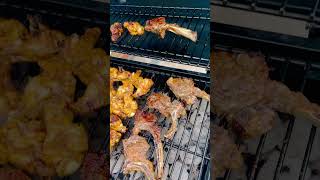 BBQ Chicken Wings Lamb Chops Chicken Drumsticks amp Beef Steak [upl. by Eirrab]