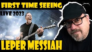 FIRST TIME SEEING METALLICA LEPER MESSIAH LIVE IN 2023 GENUINE REACTION [upl. by Naruq]