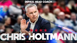 DePaul Athletics Chris Holtmann Introductory Press Conference [upl. by Eniarrol]