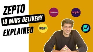 Zepto Business Model Explained  Zepto Case Study  10 minute delivery model India  Blinkit [upl. by Janot30]