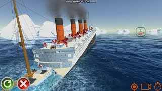 Sinking the RMS Aquitania  Ship Handling Simulator [upl. by Olim]