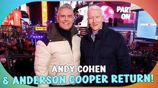 Andy Cohen amp Anderson Cooper TequilaFueled New Years Eve Return on CNN [upl. by Riaj351]