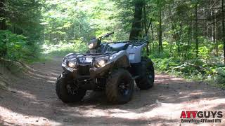 2018 Yamaha Kodiak 450 review [upl. by Lundquist]