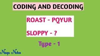 CODING AND DECODING TYPE 1TAMILAPTITUTE AND REASONINGPOLICESICONSTABLETNPSCRRB [upl. by Dorry]