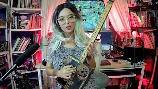 Cigar Box Guitar Lesson 2  Fretless 3 String Slide Guitar  Restringing amp Tuning by Ear [upl. by Htide837]