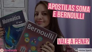 APOSTILAS BERNOULLI E SOMA  CONTEÚDO OPINIÃO E VANTAGENS [upl. by Sarine]