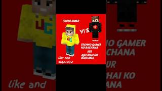 I SAVED TECHNO GAMERZ AND AJJU BAHI MINECRAFT shorts minecraft [upl. by Kingdon]