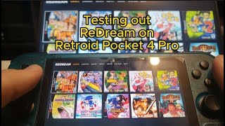 Testing ReDream on Retroid Pocket 4 Pro  Dreamcast Games retroidpocket4pro redream dreamcast [upl. by Jon]