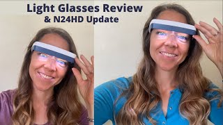 Luminette Light Glasses Review amp Results for Non 24 Sleep Wake Disorder [upl. by Ailama]