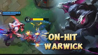 ONHIT HYBRID WARWICK IS BROKEN WILD RIFT RUNES AND BUILD [upl. by Ennadroj]