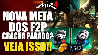 NOVA META F2P PARA FAZER OURO NO MIR4 COM CRACHA [upl. by Ellehctim]