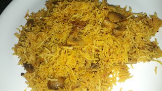 Mushroom Biryani Recipe At Home  How to make Mushroom Biryani  Tamil Special Mushroom Biryani [upl. by Nyvets]