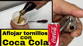 ¿La Coca Cola afloja tornillos cocacola tornillos [upl. by Nebeur]