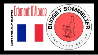 Aldi’s Specially Selected Crémant D’Alsace  The Budget Sommelier [upl. by Enecnarf]