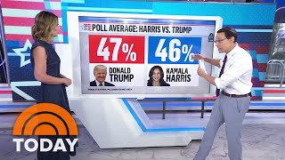 Steve Kornacki on how Kamala Harris stacks up against Trump in the polls [upl. by Darlleen]