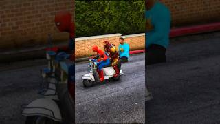 Spiderman Ironman nai Thanos ko sabak sikha diya 😂😮 gta5 shorts viralvideo [upl. by Lester]