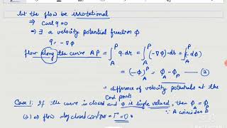 Fluid Dynamics Stokes Theorem Irrotational Motion [upl. by Gupta]