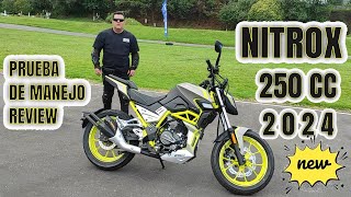 NUEVA NITROX 250CC T3 2024 VENTO  Review Prueba de manejo  Análisis [upl. by Woodward966]