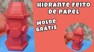 COMO FAZER HIDRANTE DE PAPEL  DIY  FESTA PATRULHA CANINA [upl. by Zerat]