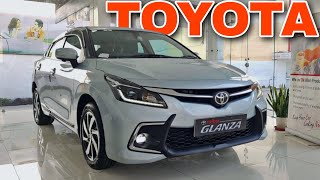 Toyota GLANZA NEW MODEL Price  mileage changes interior variants and COMPLETE DETAILED REVIEW [upl. by Neel]