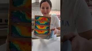 Cutting the tie dye cake 😍 [upl. by Verile]