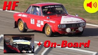 Lancia Fulvia HF 1600 Gr4  Action  OnBoard Camera [upl. by Jeffcott]