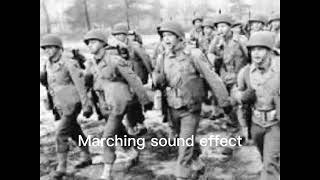 Ww2 Soldier’s marching sound effect [upl. by Vanthe]