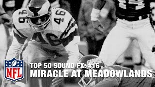 Top 50 Sound FX  16 Miracle at The Meadowlands quotAn Incredible Developmentquot  NFL [upl. by Raimes275]