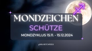 ♐️SCHÜTZE🌕MONDZEICHEN🌕Tauche tieferMondzyklus 151115122024 [upl. by Nwahsear254]