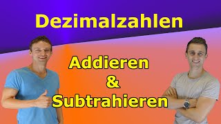 Dezimalzahlen schriftlich addieren amp subtrahieren  mit AufgabenLösung  Tipps für Herangehensweise [upl. by Scot]