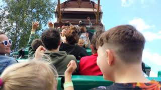 Knowsley Safari Park  Aug 2017  Inayah pirate ship reaction [upl. by Jacobine422]