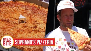 Barstool Pizza Review  Sopranos Pizzeria Nashua NH [upl. by Ahsieken319]