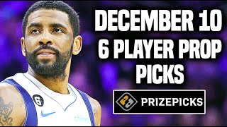 NBA PRIZEPICKS TODAY  6 BEST PROP PICKS  TUESDAY  12102024  BEST PROPS  NBA BETTING [upl. by Ahseiym]