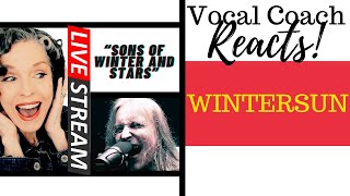 LIVE REACTION WINTERSUN quotSons of Winter and Starsquot  Vocal Coach Reacts amp Deconstructs [upl. by Htebaras]