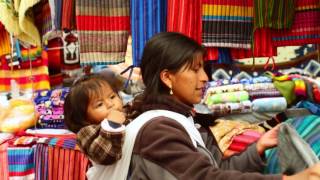 Plaza de Ponchos Otavalo  Ecuador [upl. by Griffie]